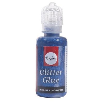Rayher Glitter Glue 20ml Saphirblau 33840383