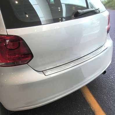 Ladekantenschutz Stoßstangenschutz für VW Polo 6R 2009-2017 Edelstahl Silber