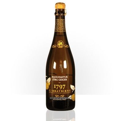 Manufaktur Jörg Geiger GmbH 1797 Champagner-Bratbirne Alkoholfrei 0.75 Liter
