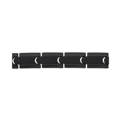 JuwelmaLux Magnetarmband Titan Ionen schwarz plattiert JL49-03-0035
