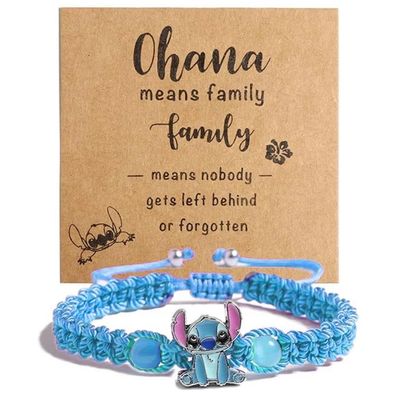 Disney Stitch Armband - Lilo & Stitch Anime Charakter Print, Niedliches Handgelenk Ge