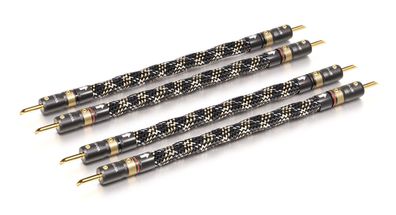 Viablue SC-6 AIR / HighEnd Kabelbrücken / T8 / Bananas zu Bananas / 4 x 15 cm / Cobra
