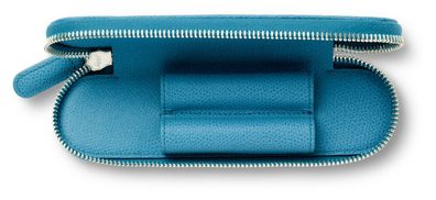 Graf von Faber-Castell Schreibgeräte Etui 2er Epsom Gulf Blue