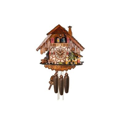 Engstler - K48717/8 MT - 48717/8 MT - Kuckucksuhr - 8-Tag-Kettenzugwerk - Nussbaum