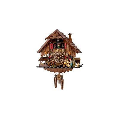 Engstler - K48715/8 MT - 48715/8 MT - Kuckucksuhr - 8-Tag-Kettenzugwerk - Nussbaum