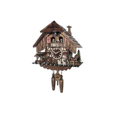 Engstler - K48718 QMT - 48718 QMT - Kuckucksuhr - Quarz - Nussbaum - 35 cm