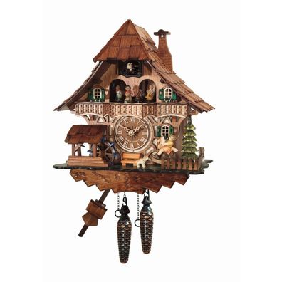 Engstler - K4965 QMT - 4965 QMT - Kuckucksuhr - Quarz - Nussbaum - 34 cm