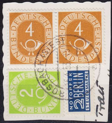 Germany BUND [1951] MiNr 0124 ( BStk ) [01] Paar