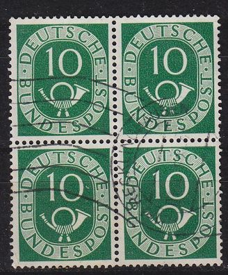 Germany BUND [1951] MiNr 0128 ( O/used ) [01] 4er