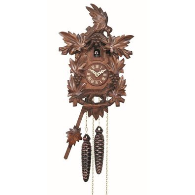 Engstler - 922 - Kuckucksuhr - 1-Tag-Kettenzugwerk - Nussbaum - 30 cm
