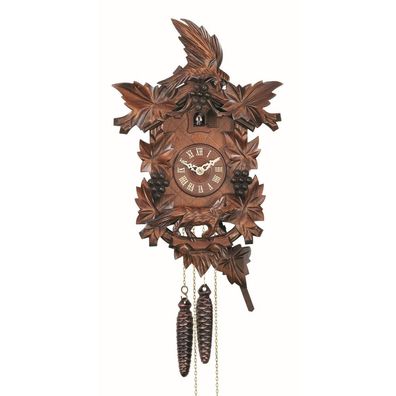 Engstler - 932 - Kuckucksuhr - 1-Tag-Kettenzugwerk - Nussbaum - 38 cm