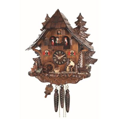 Engstler - K473 QMT - 473 QMT - Kuckucksuhr - Quarz - Nussbaum - 35 cm