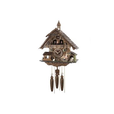 Engstler - K4835 QMT - 4835 QMT - Kuckucksuhr - Quarz - Nussbaum - 42 cm