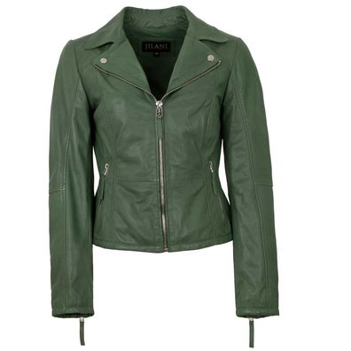 Jilani - Damen Lederjacke Lammnappa salbei