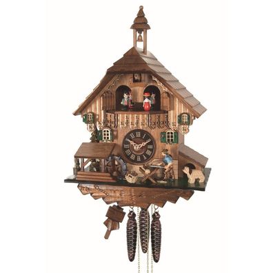 Engstler - K4488 QMT - 4488 QMT - Kuckucksuhr - Quarz - Nussbaum - 35 cm
