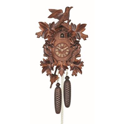 Engstler - 646/8 - Kuckucksuhr - 8-Tag-Kettenzugwerk - Nussbaum - 50 cm