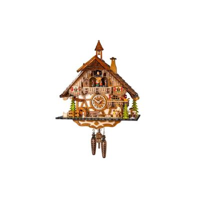 Engstler - K3651 QMT - 3651 QMT - Kuckucksuhr - Quarz - Nussbaum - 42 cm