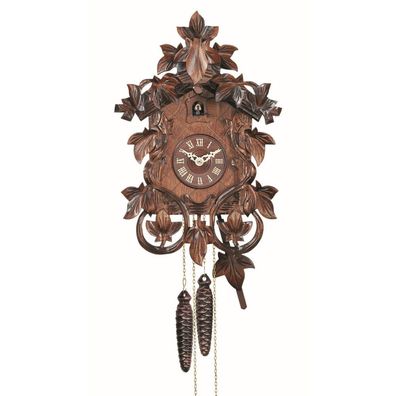 Engstler - 535 QM - Kuckucksuhr - Quarz - Nussbaum - mit Musik - 34,5 cm
