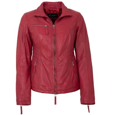 Jilani - Damen Lederjacke Lammnappa mangolie