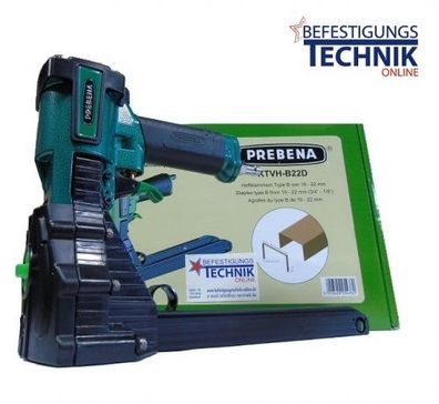Prebena KTVH-B22D 19-22mm Luft Kartonverschlusshefter Hefter für B Klammer Bostitch D