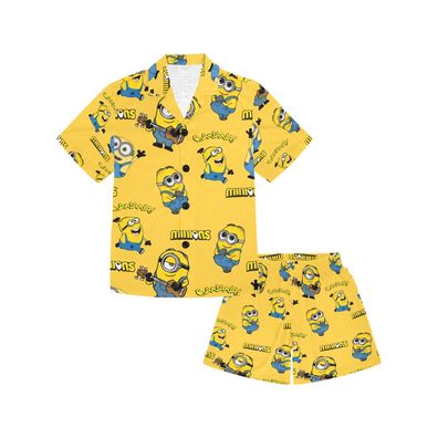 Kinder Pyjama / Schlafanzug mit kurzen Hosenbeinen " Minions" #03