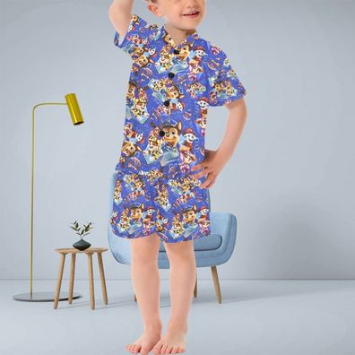 Kinder Pyjama / Schlafanzug mit kurzen Hosenbeinen " Paw Patrol" #2