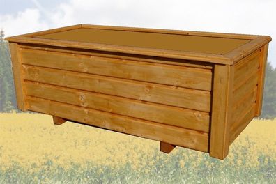 Classiv Pflanzkasten 80x40x50 cm Blumenkasten Pflanzkübel Holz lasiert