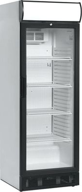 Displaykühlschrank mit Thermoglastür - Umluftkühlung, abschließbar, 298 Liter