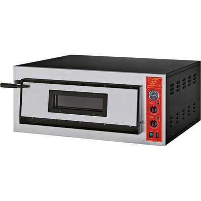 Stalgast GGF Pizzaofen mit einer Kammer für 4 Pizzen 360 mm, Vollschamott, 5 kW,
