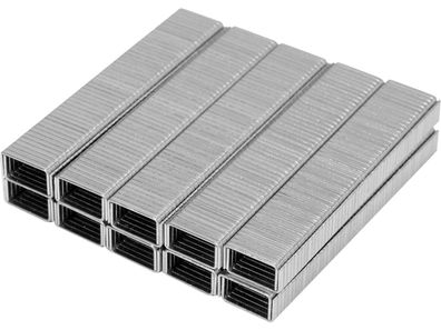 Tackerklammern, Heftklammern 6x1.2x11.3mm 1000 Stück