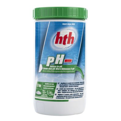HTH pH Minus Mikrogranulat 2 kg pH Wert Senkung Rückstandsfrei alle Pool Typen