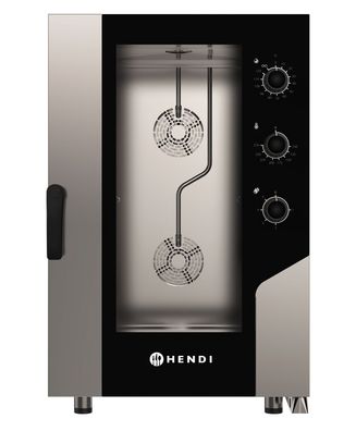 Konvektionsdampfgarer Control 11x GN1/1, HENDI, 400V/15400W, 730x855x(H)1130mm