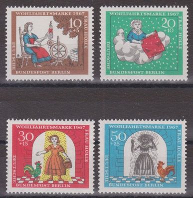 Berlin 1967 postfrisch MiNr. 310-313 Wohlfahrt Märchen der Brüder Grimm