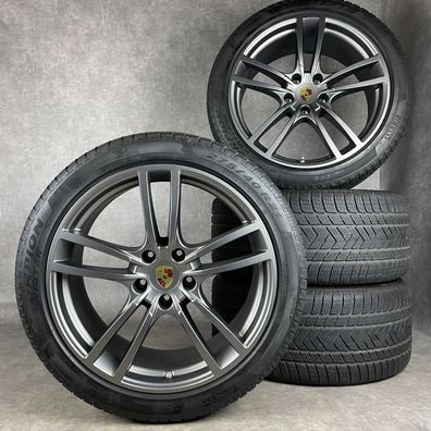 Winterräder Porsche Cayenne E3 21" Original Turbo Felgen S GTS Hybrid 9YA