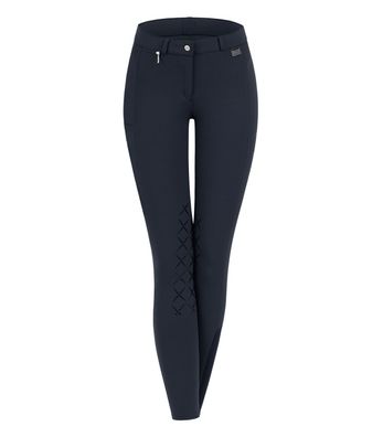 Damen Reithose Micro Knie Silikon