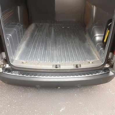 Ladekantenschutz Stoßstangenschutz für VW Caddy 2003-2015 Edelstahl Silber 1tlg