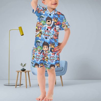 Kinder Pyjama / Schlafanzug mit kurzen Hosenbeinen " Paw Patrol" #4