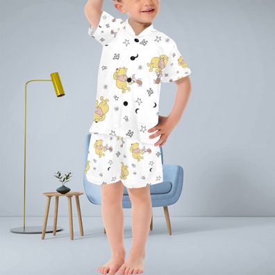 Kinder Pyjama / Schlafanzug mit kurzen Hosenbeinen " Winnie the Pooh"
