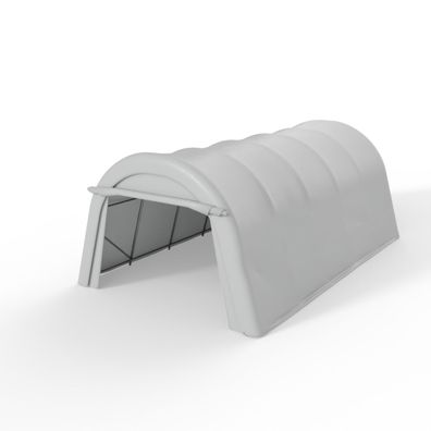 Garagenbogenzelt 3,66x6,1m PVC 750g/m2