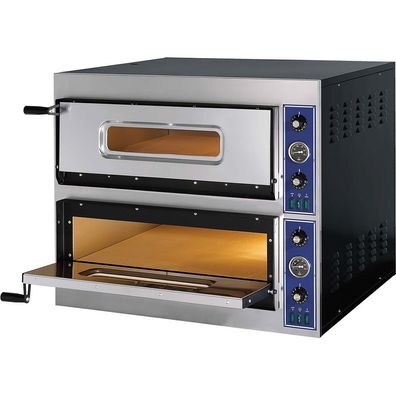 Stalgast GGF Pizzaofen E-Start Line mit zwei Kammern für 12 Pizzen 320 mm, 14,4