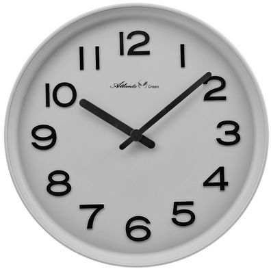 Atlanta Atlanta Green Wanduhr Hellgrau 4542/4
