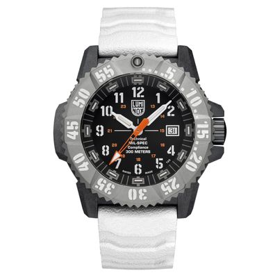 Luminox Taucheruhr für Männer Weiß/Schwarz mit 2 Bändern XL.3359. SET