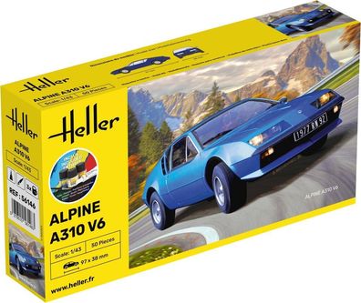 Heller 1:43 56146 Starter KIT Alpine A310