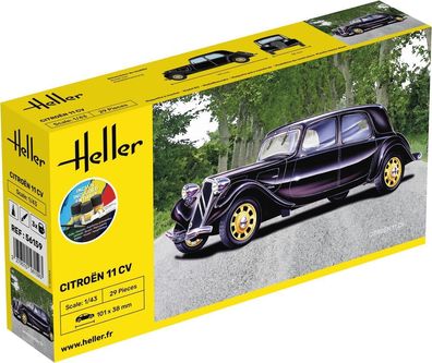 Heller 1:43 56159 Starter KIT Citroen 11 CV
