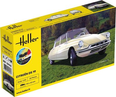 Heller 1:43 56162 Starter KIT Citroen DS 19 - NEU