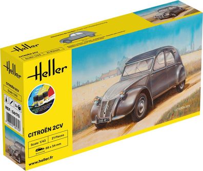 Heller 1:43 56175 Starter KIT Citroen 2 CV