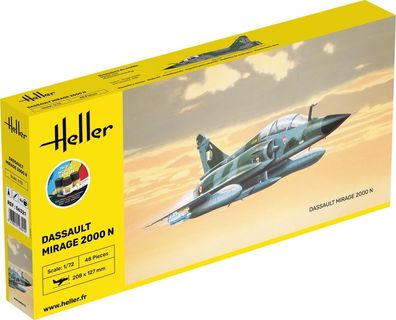 Heller 1:72 56321 Starter KIT Mirage 2000 N