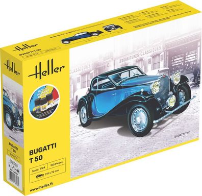 Heller 1:24 56706 Starter KIT Bugatti T 50