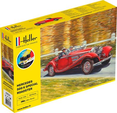 Heller 1:24 56710 Starter KIT 500 K Special Roadster