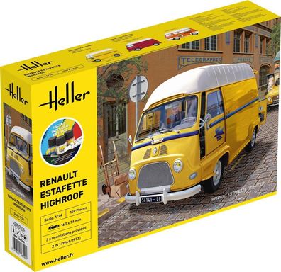 Heller 1:24 56740 Starter KIT Estafette Highroof